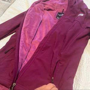 ISO The North Face fleece lined jacket